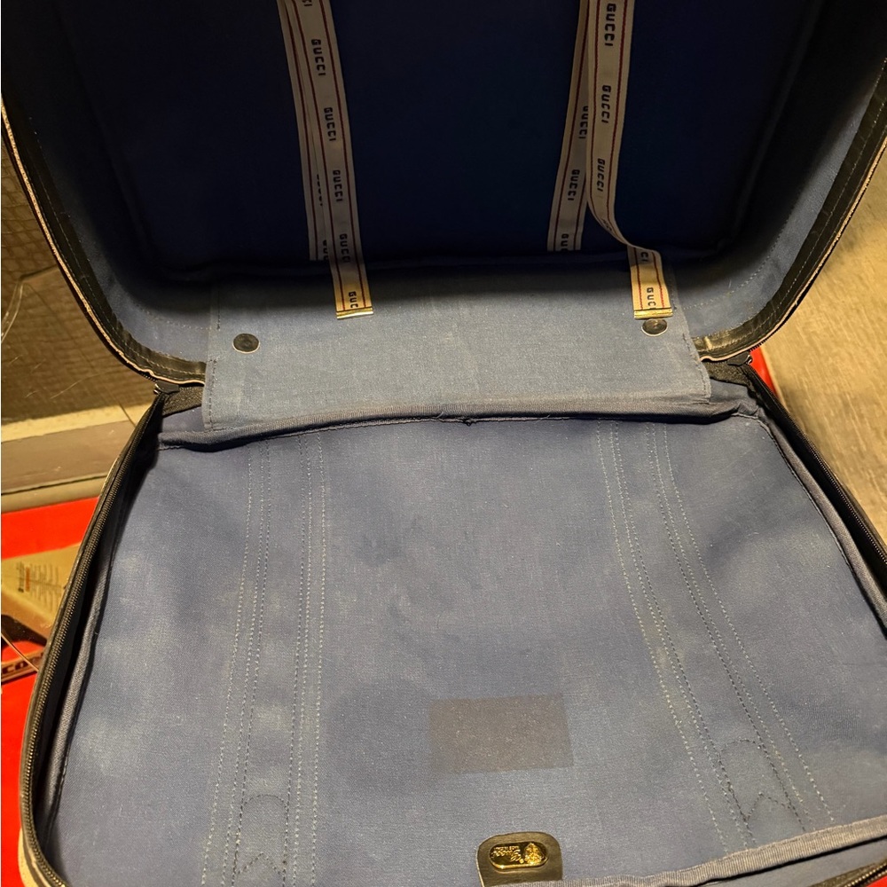VINTAGE RARE GUCCI LUGAGE SUITCASE TRAVEL - Picture 8 of 10